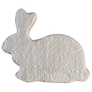Threshold White Bunny Shaped Bath Mat Rug